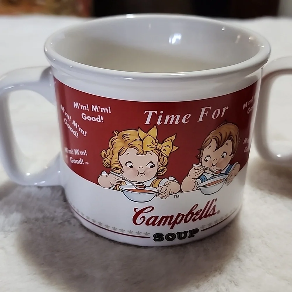 VINTAGE CAMPBELLS SOUP CUPS *SET OF 2* - Picture 2 of 7